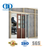 Quincaillerie de porte en bois de grange en acier inoxydable, quincaillerie de cadre de porte de poche pour porte de 48 pouces Wide-DDBD062