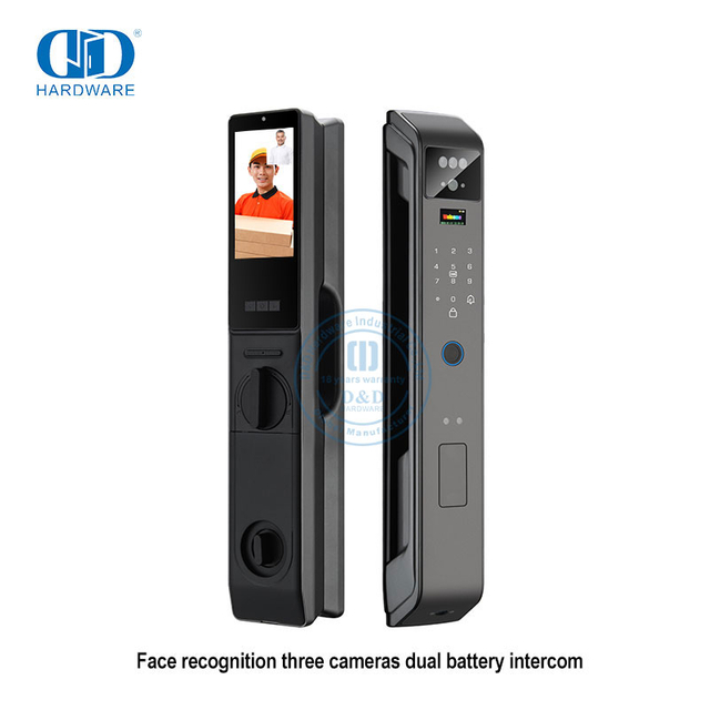Combinaison intelligente de caméras électroniques Wifi Hd 1080, verrouillage intelligent à distance par empreinte digitale avec caméra-DDEL004