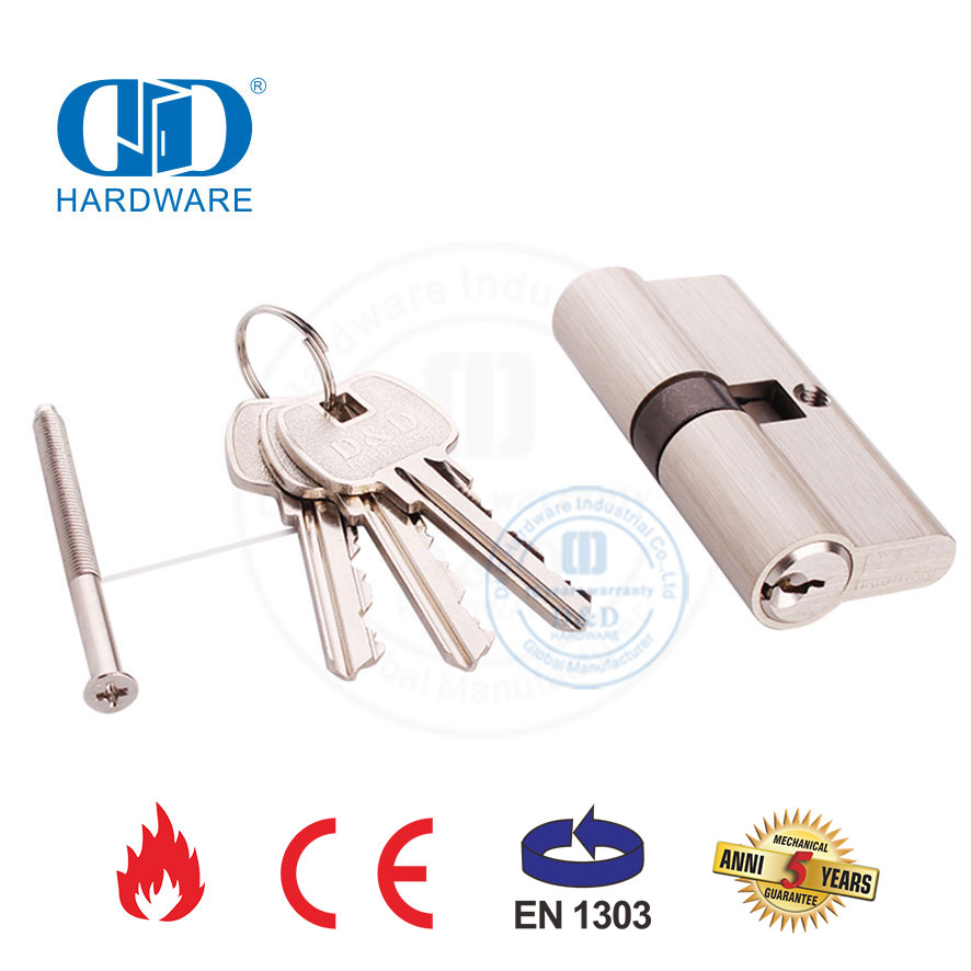 serrure &agrave; cylindre de porte de s&eacute;curit&eacute;