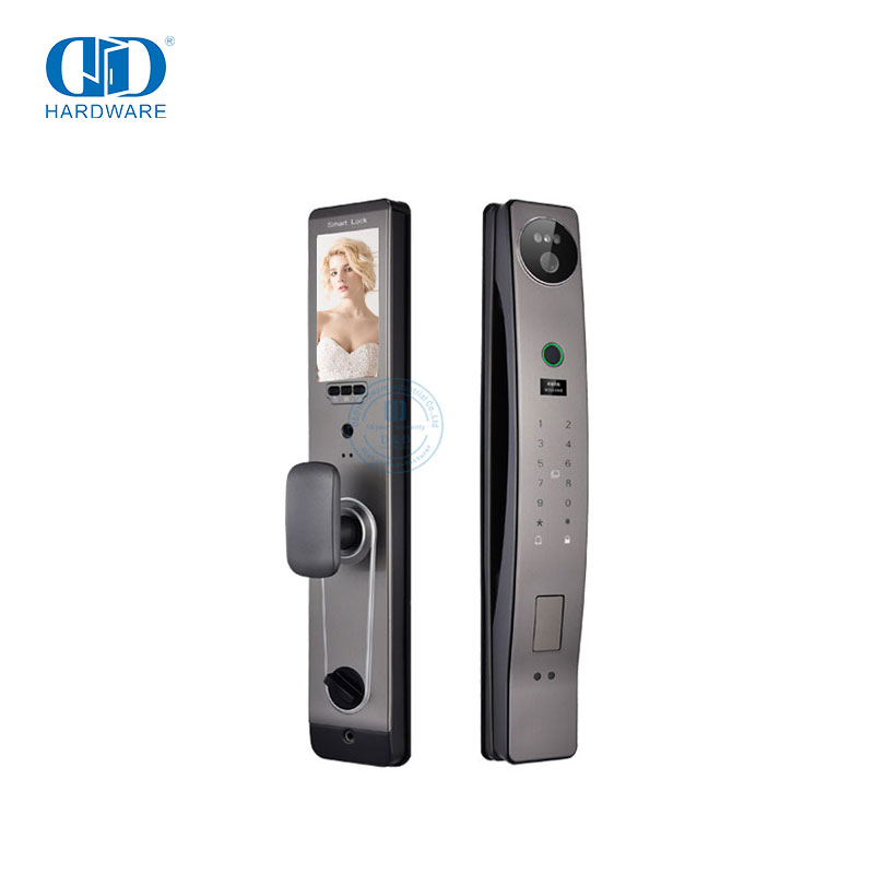 Serrure de porte intelligente extérieure de caméra de reconnaissance de visage d'empreinte digitale de serrure d'empreinte digitale-DDEL021