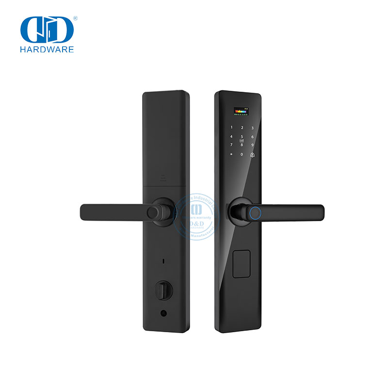 Serrure électronique de maison intelligente d'empreinte digitale de poignée de porte d'entrée avec Screen-DDDL001