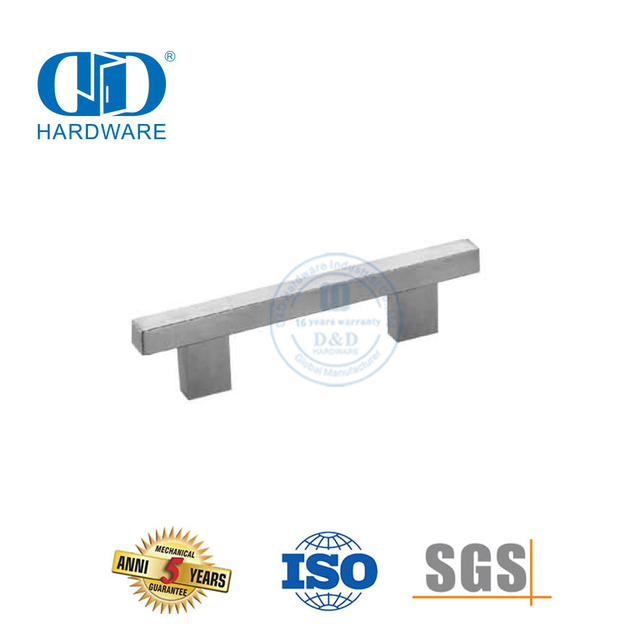  Poignées d'armoire en acier inoxydable carré placard tiroir placard tire salle de bain porte bouton meubles Kitchen-DDFH018