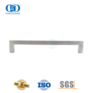 Poignées en acier inoxydable en forme de banc au design à la mode pour portes en métal-DDPH034-SSS