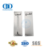 Poignée de traction en acier inoxydable, usine OEM, poignée de levier de quincaillerie de plaque, poignée de porte commerciale en métal creux, Handle-DDPH024