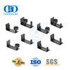 Chine usine en acier inoxydable couleur noire accessoires de quincaillerie de porte de grange matériel de guide de protection de porte matériel de construction-DDBD075