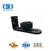 Guide de rouleau de plancher de bas de porte de grange réglable noir universel en acier inoxydable, porte de grange dissimulée Hardware-DDBD082