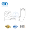 Quincaillerie de porte sans cadre en acier inoxydable, accessoires de salle de bains, butoir de porte pour Door-DDGS119 coulissante