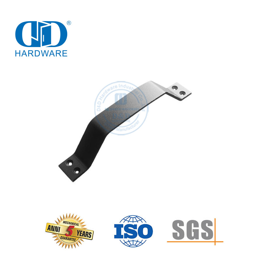 Matériel de porte d'entrée en acier inoxydable OEM, porte de grange coulissante de Style américain, poignée extérieure, Construction Hardware-DDBD125