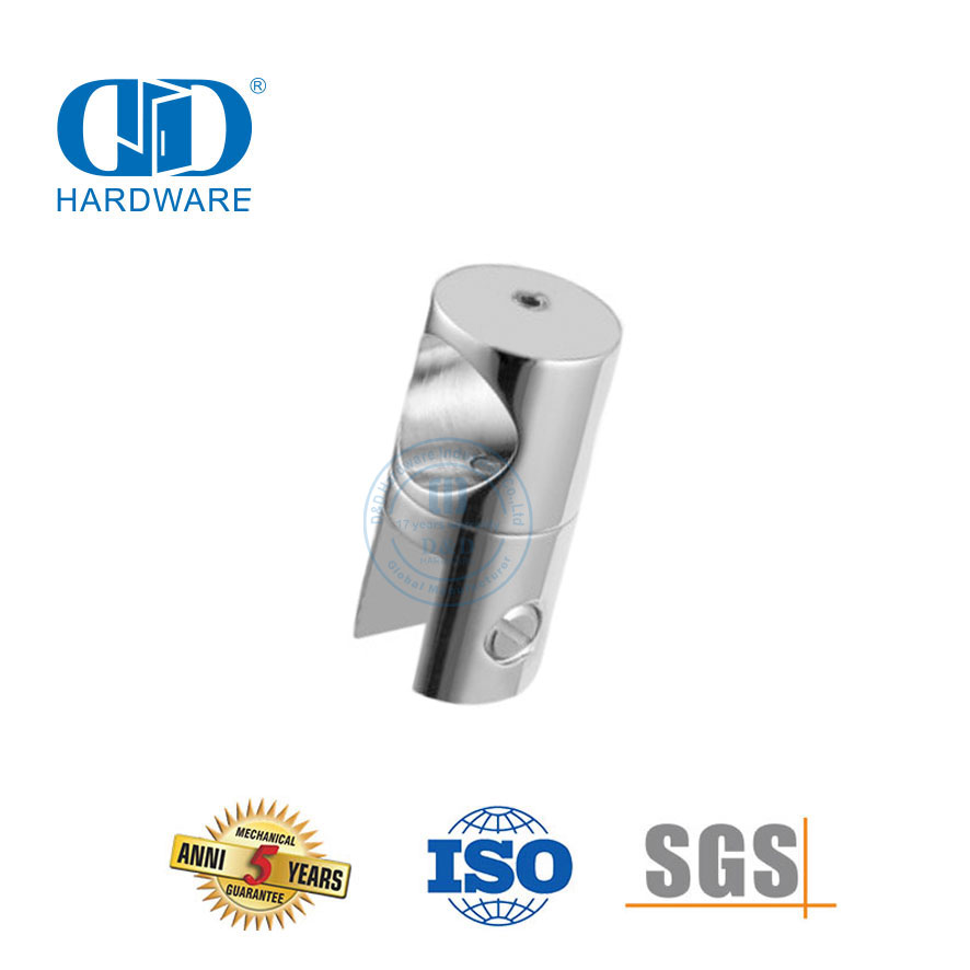 Cloisons de cabine de douche en acier inoxydable, tige de fixation en verre pour salle de douche, raccords de quincaillerie, Connectors-DDSC031 d'angle