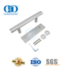 Poignée de porte coulissante de porte coulissante de meubles résidentiels commerciaux de conception moderne en acier inoxydable poignée de porte de plaque arrière-DDBD101 SSS