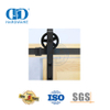 Quincaillerie pour porte de grange coulissante en acier inoxydable, quincaillerie pour meubles, quincaillerie pour porte en bois de grange, piste Kit-DDBD010