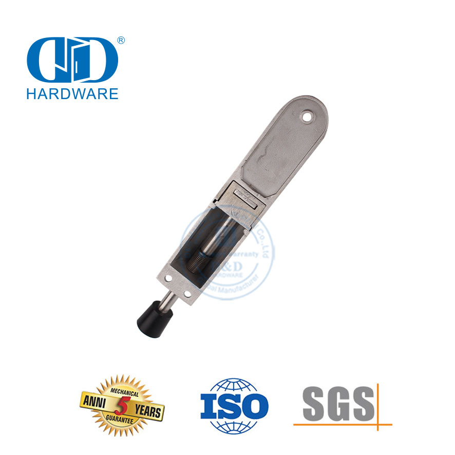 Arrêt de porte en acier inoxydable de type monté sur porte à commande au pied pour l'école-DDDS034