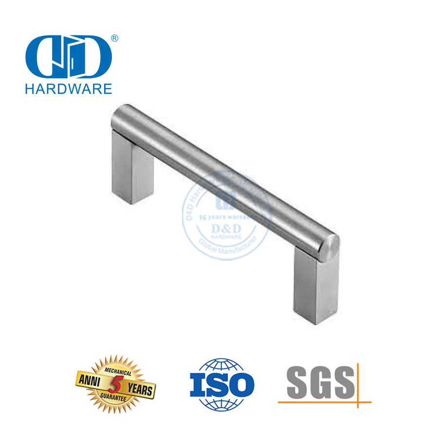 Fabricant de poignées de porte en acier inoxydable de style moderne les plus vendues et durables-DDFH030