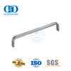Poignée de porte et ensemble de quincaillerie affleurante finition enduite de poudre noire grande poignée de porte en métal rustique-DDFH024