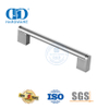 Poignée de porte de meubles en acier inoxydable en bois carré noir moderne pour porte principale-DDFH034