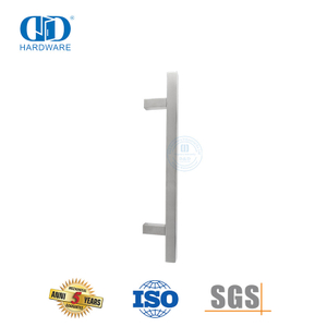 Les meubles en métal de barre en T d'acier inoxydable rentable tirent des poignées pour les portes de douche en verre-DDPH033-SSS