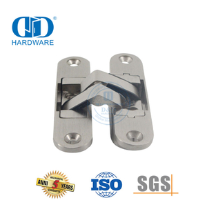 Charnière de porte intérieure commerciale, installation facile, en alliage de zinc/acier inoxydable, réglage caché 3D, intérieur commercial-DDCH007-B