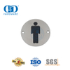 Panneau suspendu de Signature de feu en acier inoxydable, plaque de signalisation pour salle de bain et toilettes masculines, Plate-DDSP001