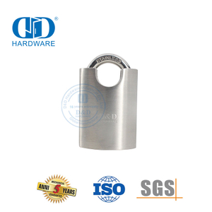 Home Hardware Cadenas de verrouillage de porte de stockage d'entrepôt de valise de haute sécurité incoupable en acier inoxydable-DDPL007-35 mm