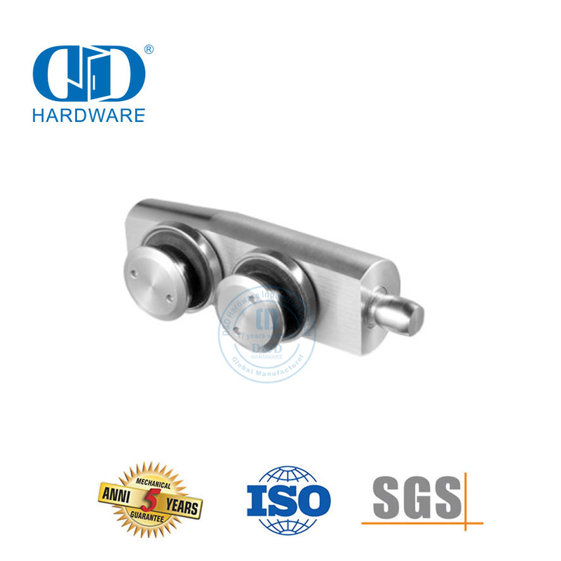 Pivot de panneau en acier inoxydable, raccord de fixation de pivot en verre Hardware-DDGP005
