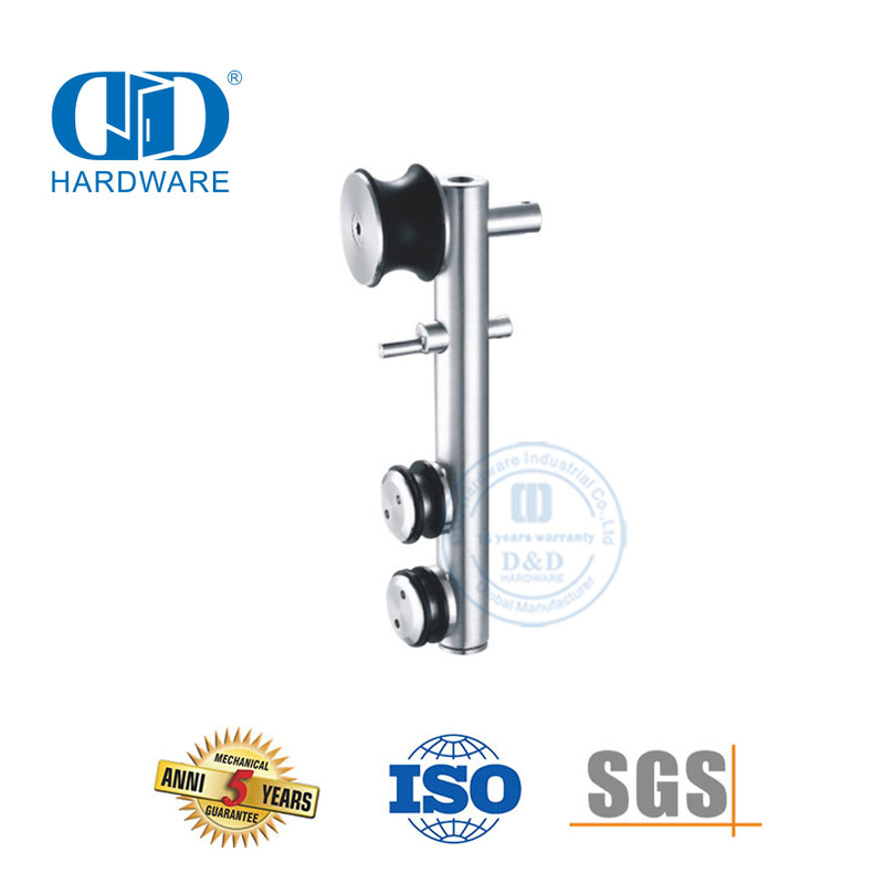 Fournisseur de quincaillerie, quincaillerie en verre en acier inoxydable, accessoires de salle de bains, rouleau suspendu pour porte coulissante pour salle de bain-DDGS103
