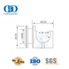 Matériel de verre en acier inoxydable, accessoires de salle de bains, matériel de construction, rouleau suspendu pour porte coulissante-DDGS111