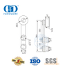 Rouleau de porte de douche en acier inoxydable, quincaillerie de porte coulissante en verre pour salle de bain-DDGS101