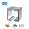 Pince à verre coulissante en acier inoxydable, système de porte pliante, accessoires en verre pour salle de bains, Lavatory-DDGS148