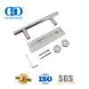 Ensemble de poignées de porte de grange polies pour porte coulissante de balcon en acier inoxydable, poignée de porte double face-DDBD102 PSS