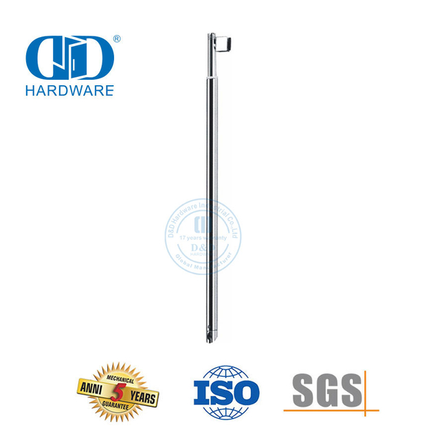 Tige de douche réglable en acier inoxydable, approvisionnement Direct d'usine, salle de bains commerciale, support de panneau en verre, Connector-DDSC022