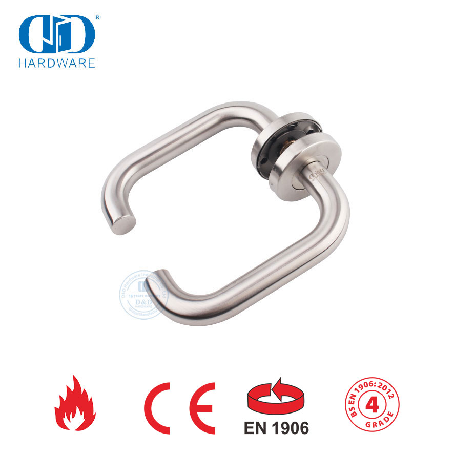 Convient pour porte métallique EN 1906 SUS 316 Poignée à levier creux-DDTH001-SSS