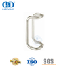Poignée de porte en verre commerciale incurvée de haute qualité, poussée pour porte en verre-DDPH005