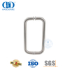 Poignée de traction pour porte en verre, en acier inoxydable 304, Double courbure épaisse, argent brossé, avec cadre de type C, DDPH007-A