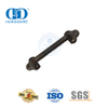 Poignée de porte de grange forgée torsadée en fonte de couleur noire d'usine de Chine en acier inoxydable Poignée de porte double face-DDBD119