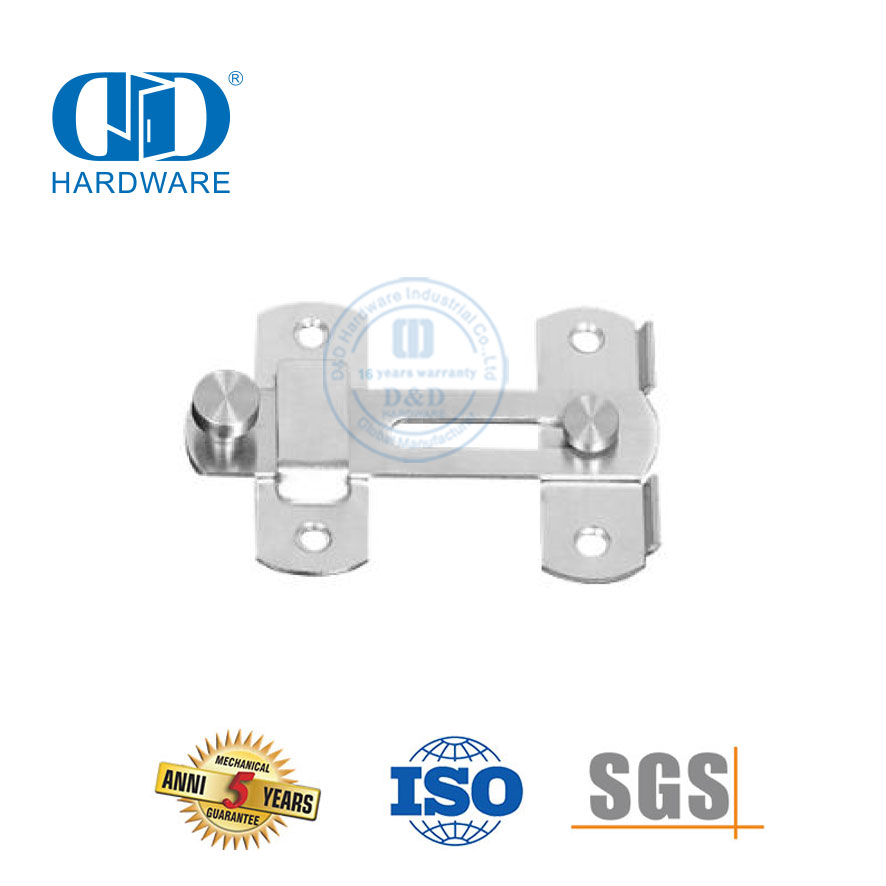 Acier inoxydable cellier extérieur porte extérieure serrure garde manivelle Type hôtel maison sécurité porte Guard-DDDG014