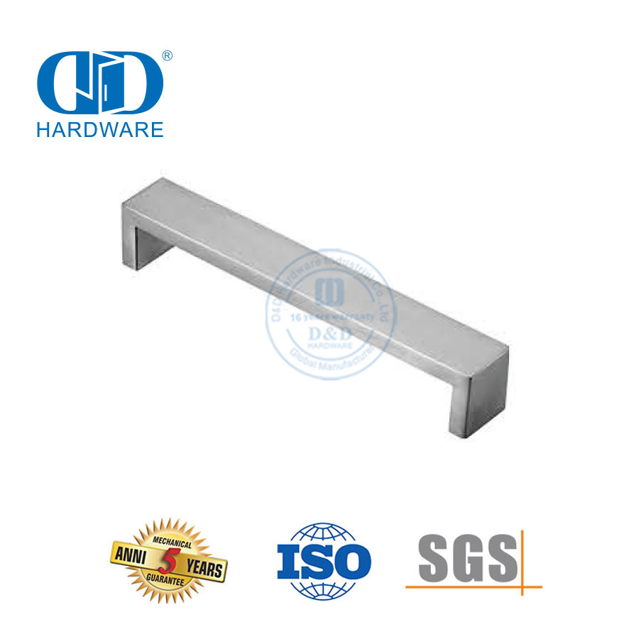 Poignée de meuble en acier inoxydable, nouveau Design, poignée de porte de tiroir de placard, Handle-DDFH039