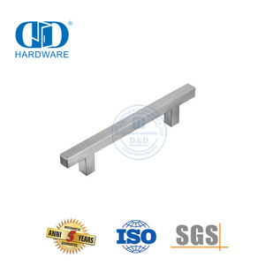 Poignée de porte latérale en forme de H en acier inoxydable, vente directe personnalisée, poignée de porte brossée en acier inoxydable-DDFH019