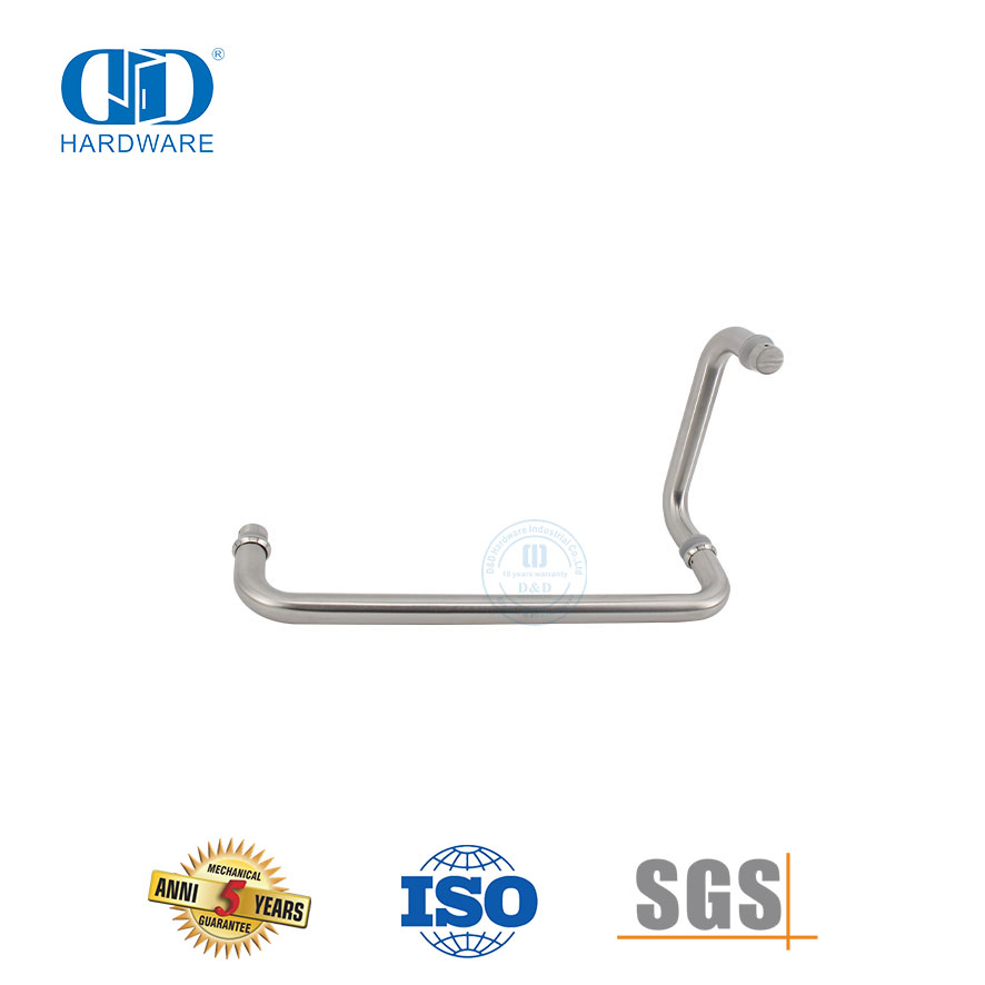  Quincaillerie de meubles raccord de porte de minuterie de salle de bain poignées de traction en acier inoxydable-DDPH018