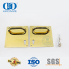 Poignée de levier de porte en acier inoxydable durable de centre à centre de 85 mm avec plaque-DDTP001-PVD