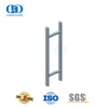 Poignées de traction en acier inoxydable pour porte d'entrée de style échelle à tube rond pour porte en bois et en verre-DDPH037
