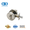 Rosette en alliage de zinc clé en laiton simple double cylindre pêne dormant type tubulaire réglable verrouillable bouton serrure pour porte d'hôtel du gouvernement-DDLK022