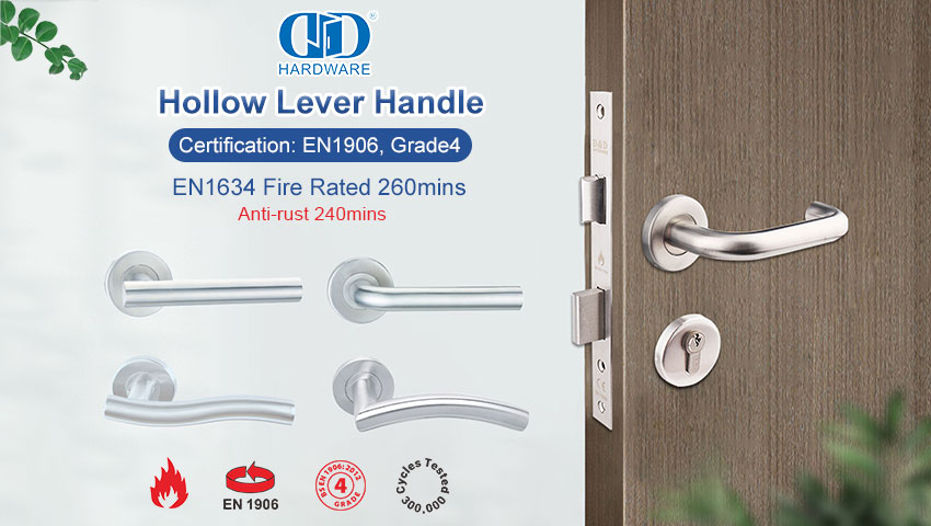 Pourquoi les poignées de porte incendie en 1906 de la 4e année et en 1634 sont le premier choix pour les bâtiments modernes