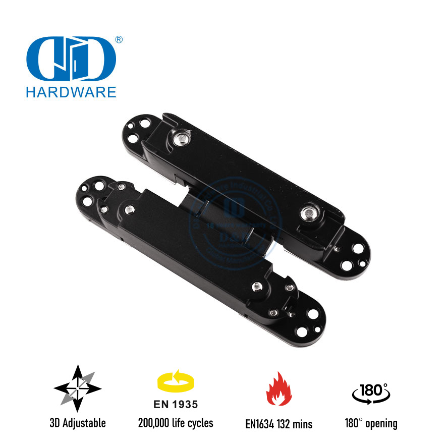 Charnière de porte cachée 3D EN1935 pour bâtiment commercial-DDCH008-G40