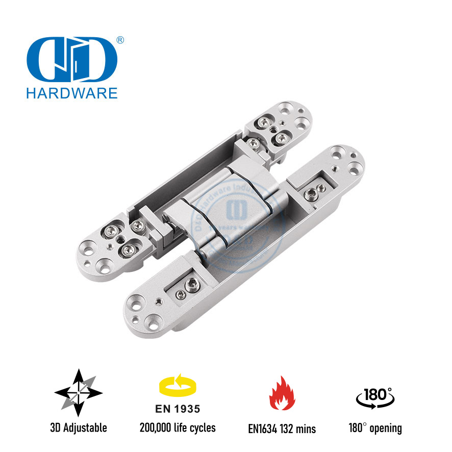 Charnière cachée pour porte coupe-feu EN1935 pour hôtel 5 étoiles-DDCH008-G80