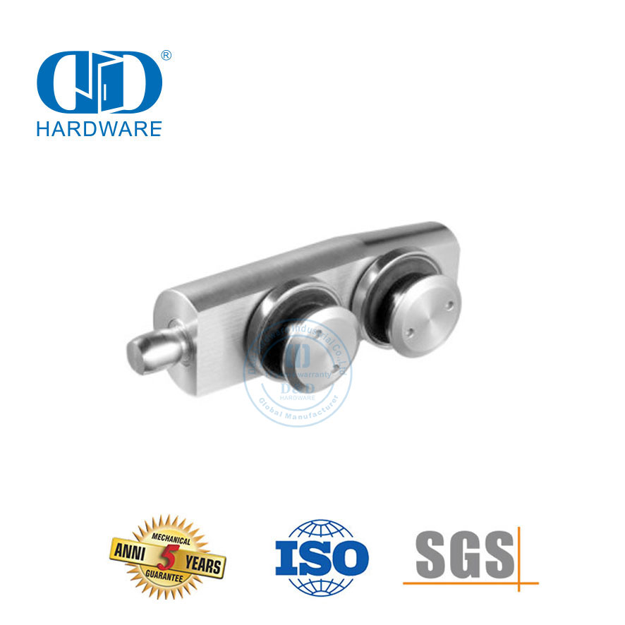 Pivot de panneau en acier inoxydable, raccord de fixation de pivot en verre Hardware-DDGP005
