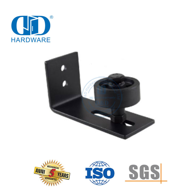 Quincaillerie de porte de grange coulissante en acier inoxydable, quincaillerie de garage en acier, porte de dérivation Hardware-DDBD079