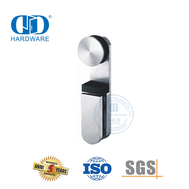 Quincaillerie de porte sécurisée en acier inoxydable, accessoires de salle de bains, raccord de porte en verre pour Door-DDGS105 coulissante