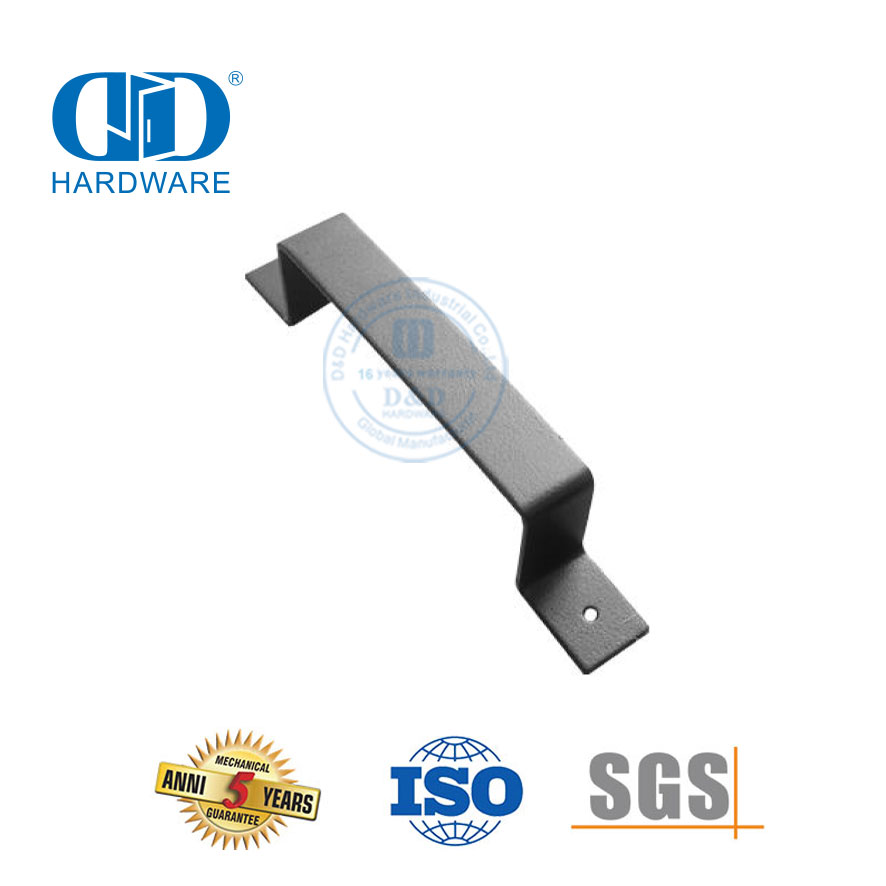 Poignée de porte coulissante en acier inoxydable, marques européennes, pour chambre d'hôtel, entrée de grange, construction Hardware-DDBD127