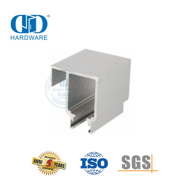 Tube de porte coulissante de matériel en verre de fer d'acier inoxydable de matériel de bâtiment de bureau d'hôtel pour Bathroom-DDGS144