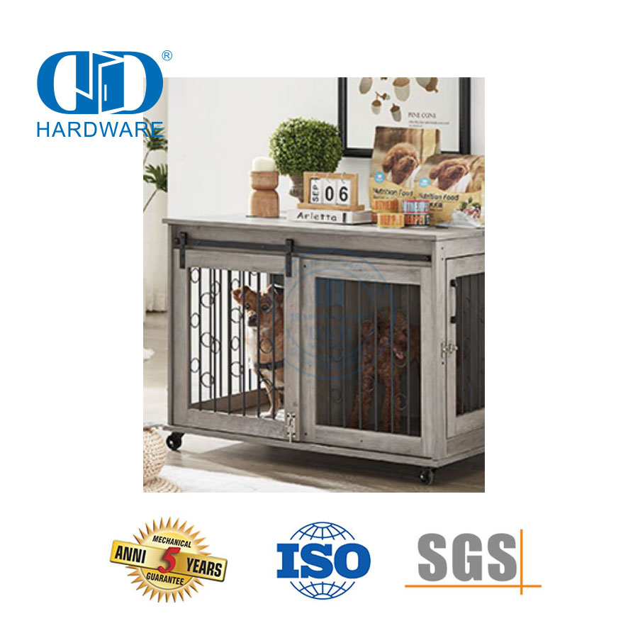 Meuble TV en acier inoxydable, Mini armoire coulissante noire de ferme, quincaillerie de porte de grange, quincaillerie de porte de poche Hardware-DDBD032